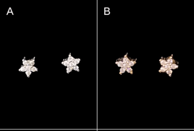 Boucles d'oreilles mini fleurs