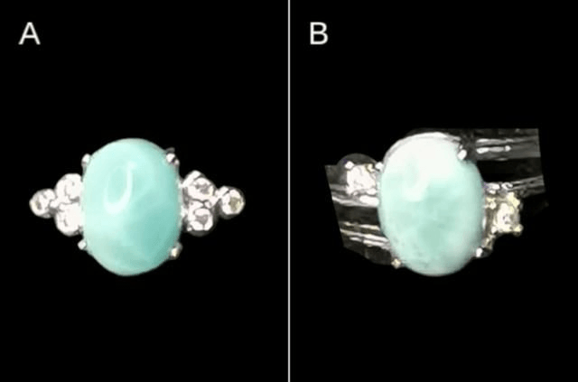 Bague larimar 