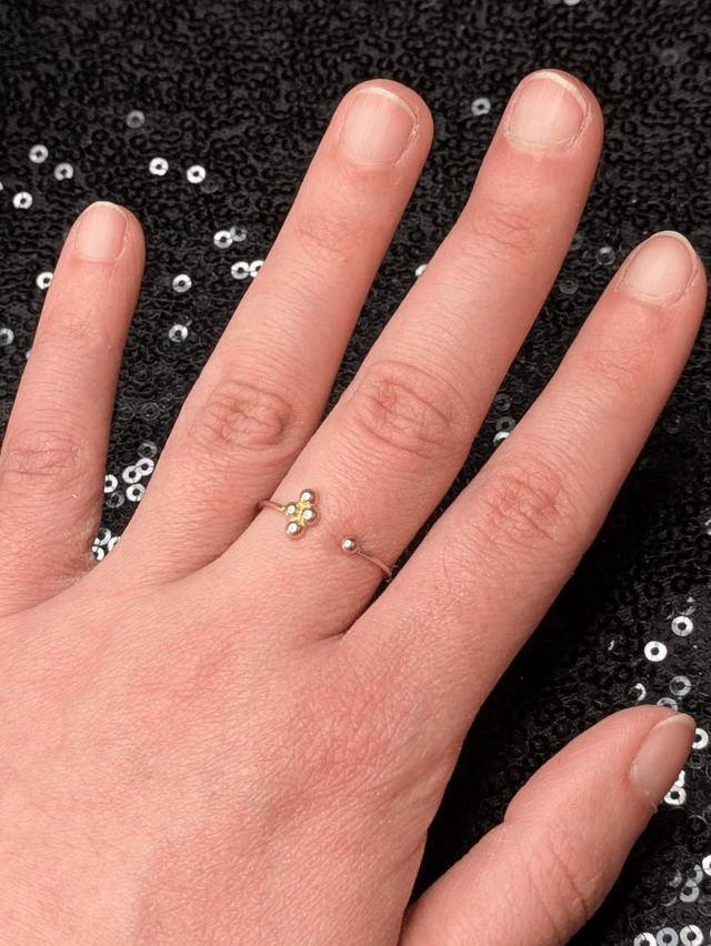 Bague minimaliste 