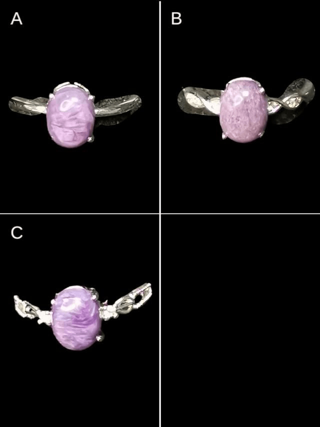 Bague charoïte