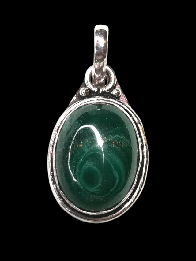 Pendentif malachite 