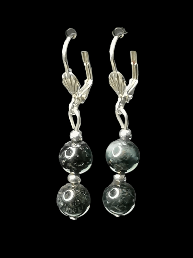 Boucles d'oreilles oeil de faucon 