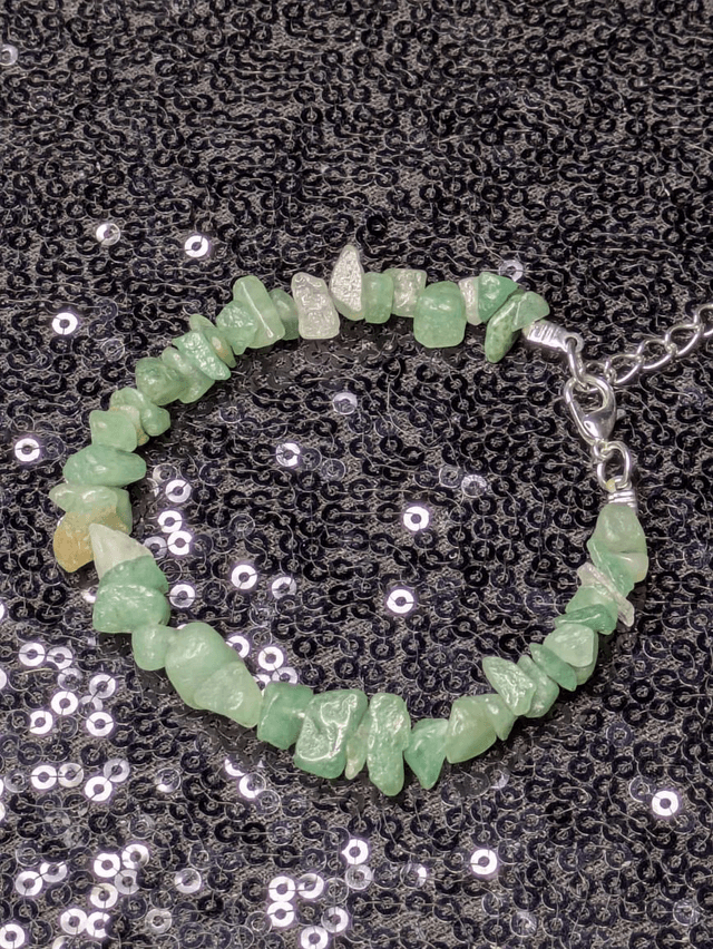 Bracelet aventurine baroque 