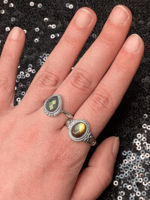 Bague labradorite 2