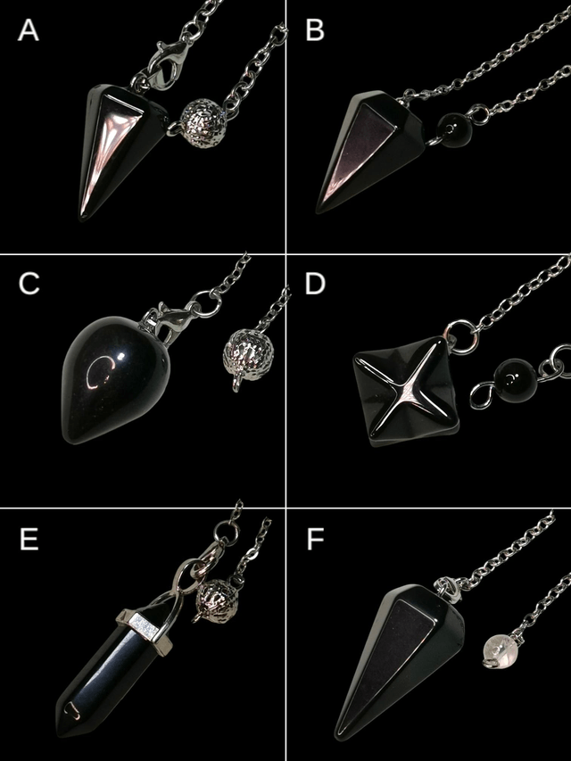 Pendule obsidienne 