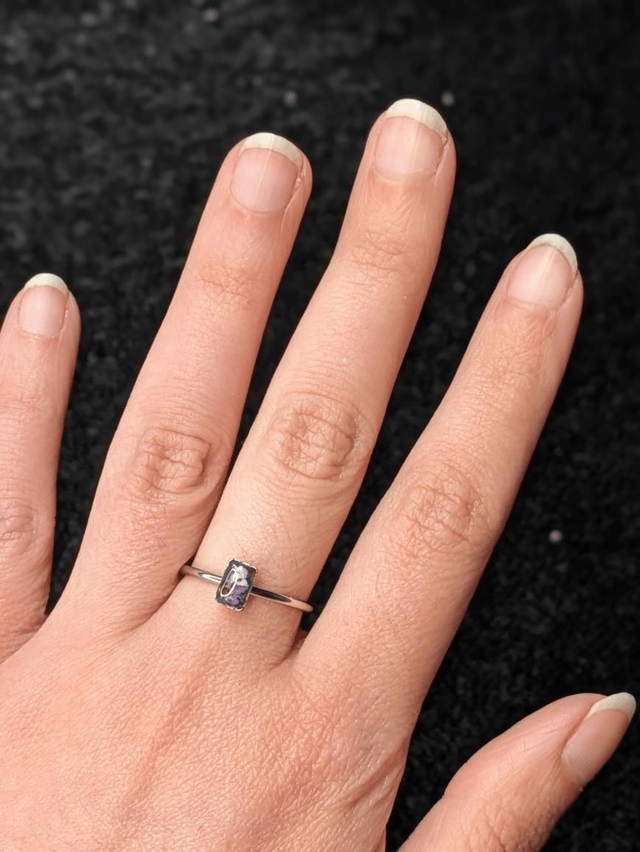 Bague myosotis 