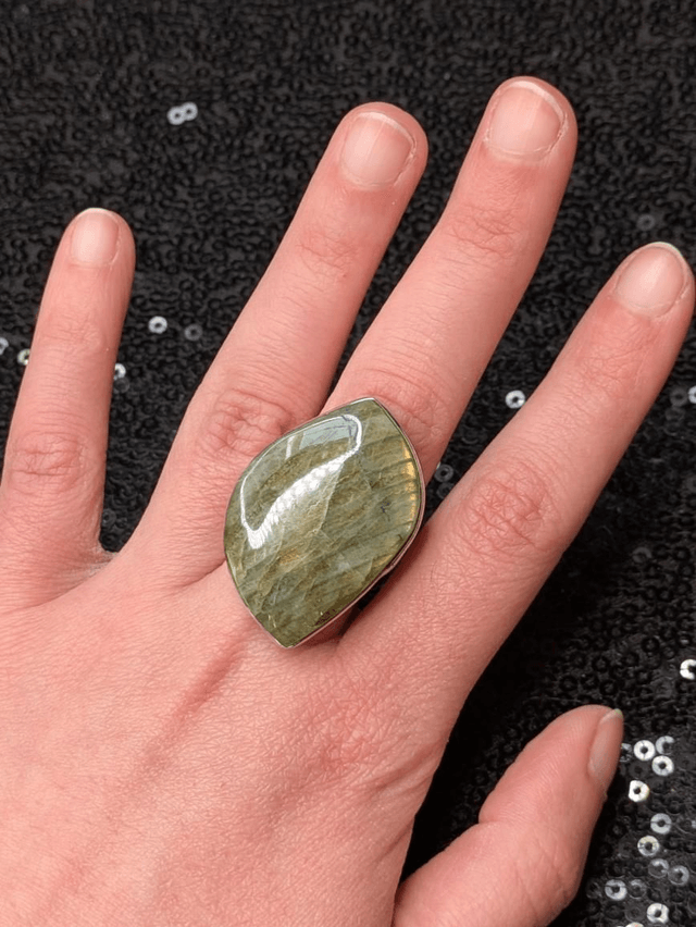 Bague labradorite