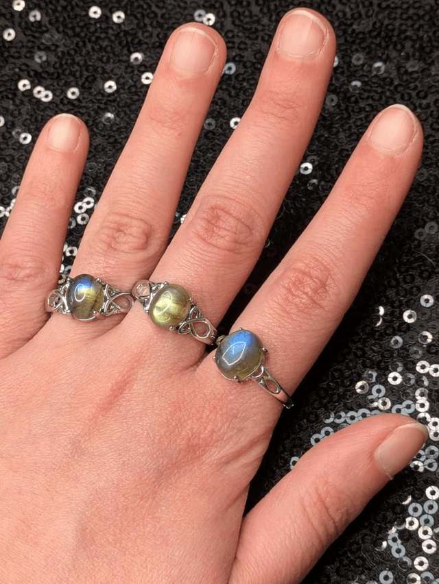 Bague labradorite 3
