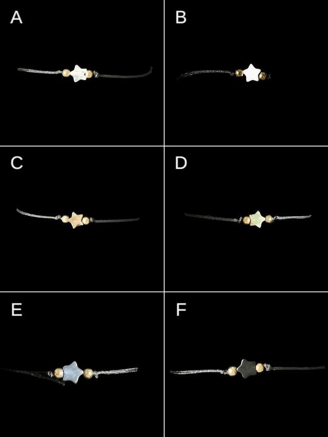 Bracelet étoile (6 modèles)