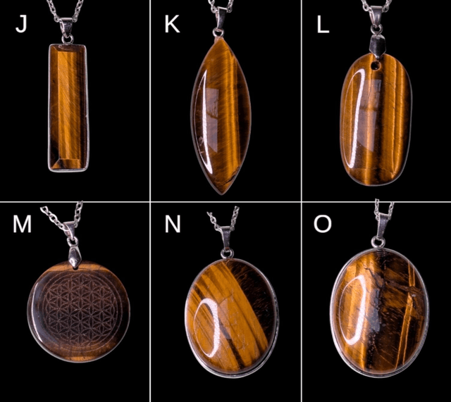Pendentif oeil de tigre 