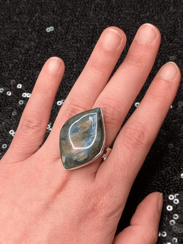 Bague labradorite