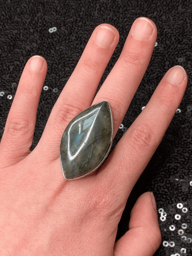 Bague labradorite