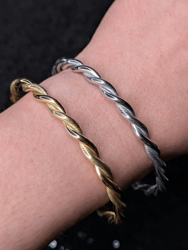 Bracelet jonc ciselé 
