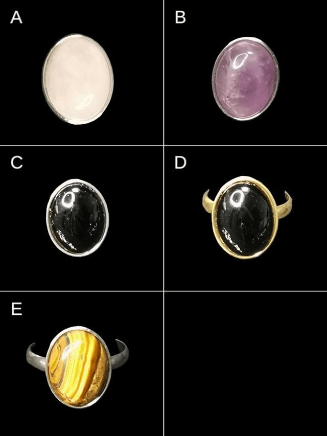 Bague pierres classique