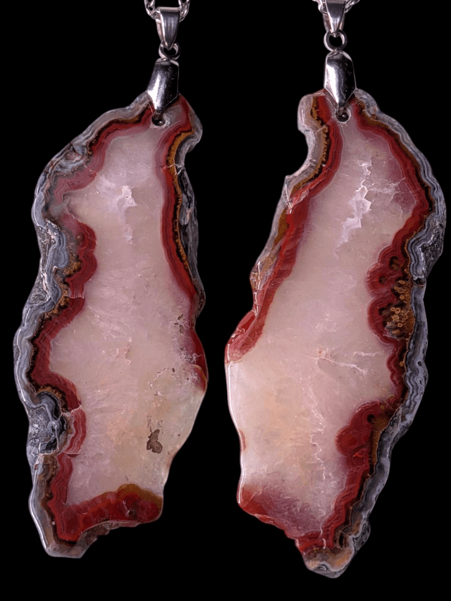 Pendentif agate crazy