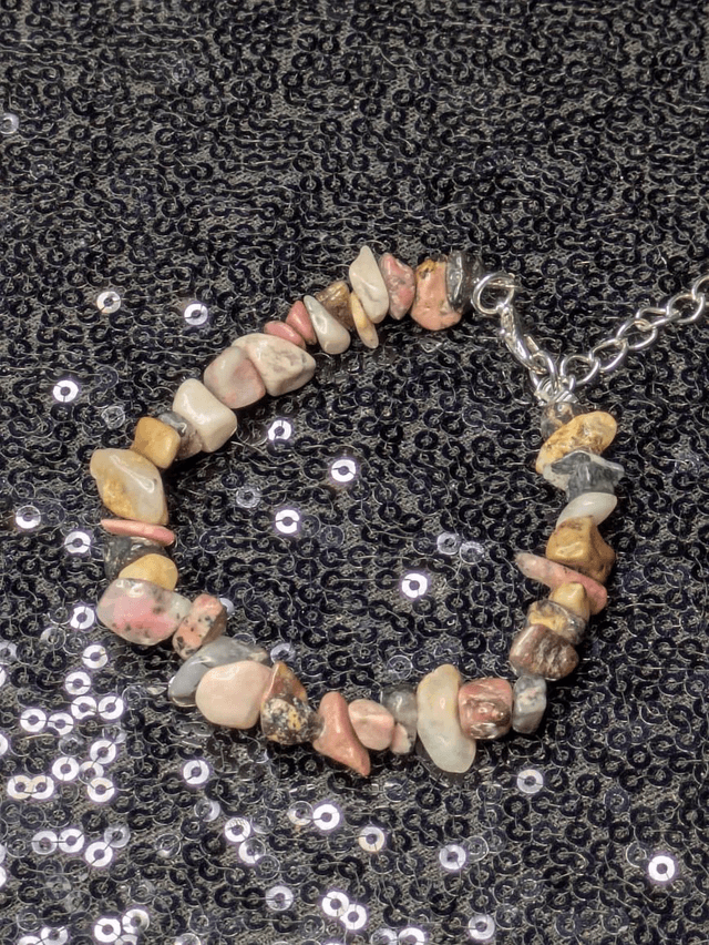 Bracelet rhodonite baroque 
