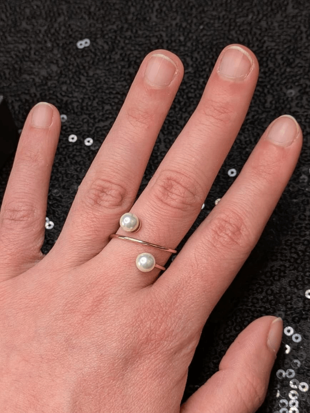 Bague perle 