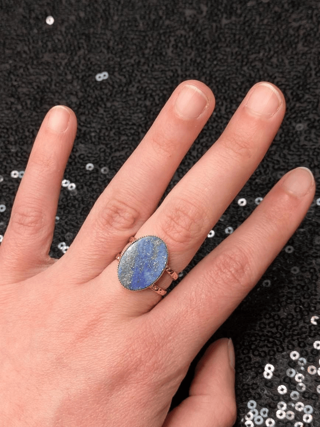 Bague lapis lazuli 4
