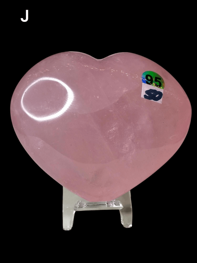 Grand et gros cœur quartz rose 