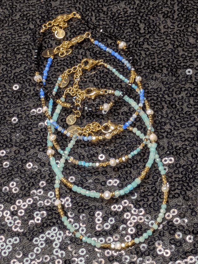Bracelet perles et pierres 