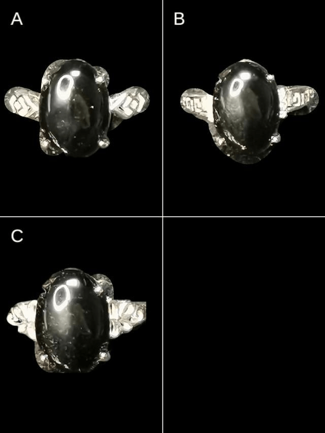 Bague obsidienne 2