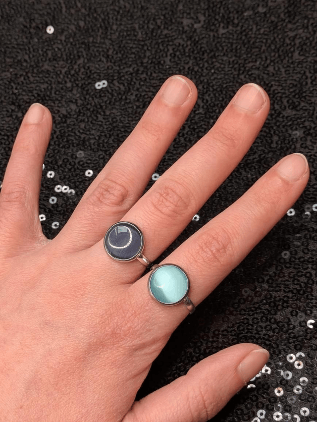 Bague œil de chat 