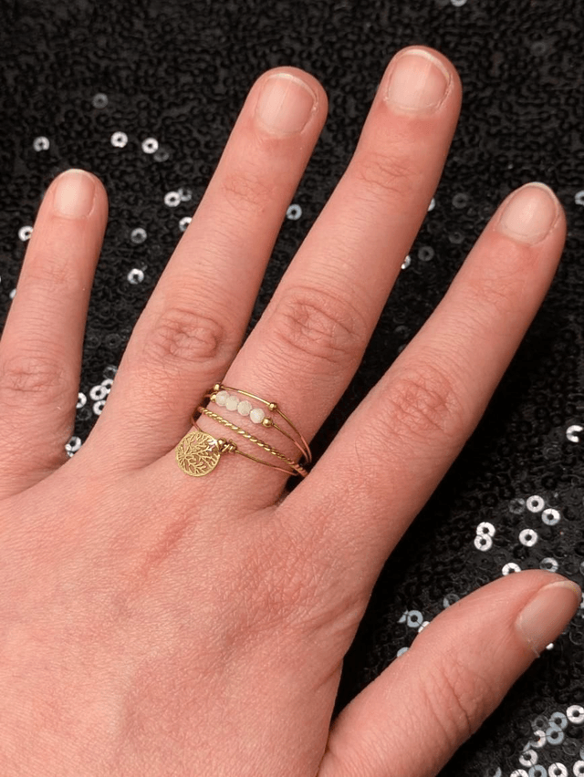 Bague breloque arbre de vie 2