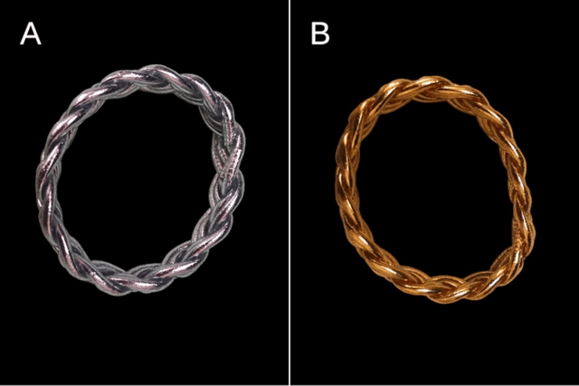 Jonc bouddhiste tresse (2 modèles)