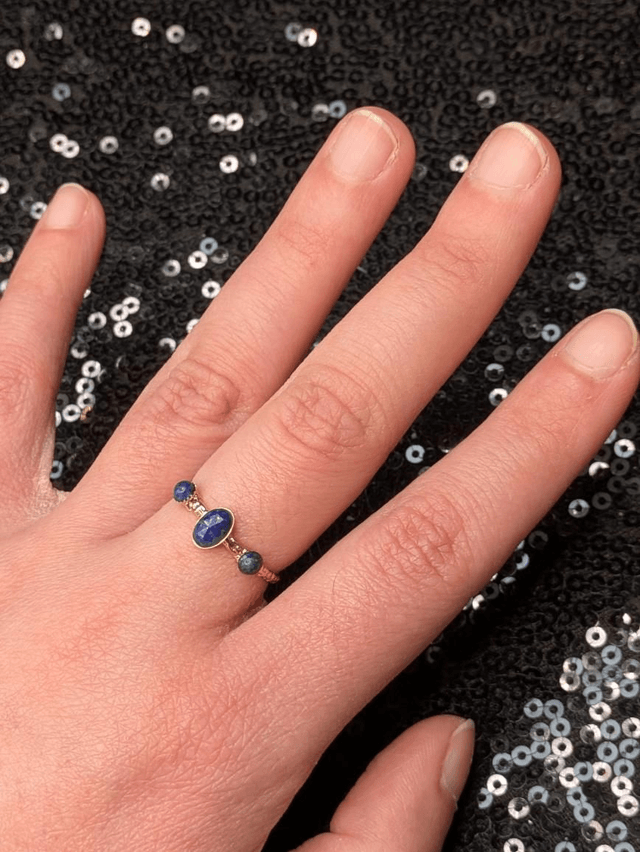 Bague triple pierres (2 modèles)