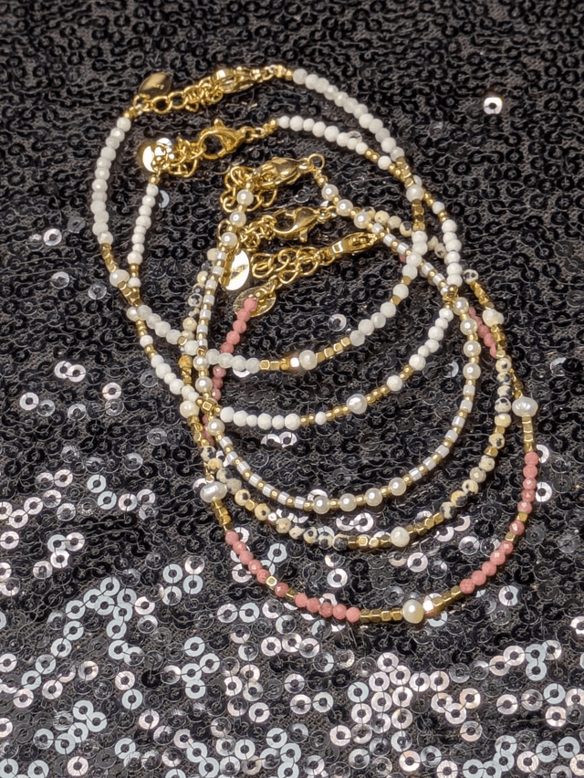 Bracelet perles et pierres 