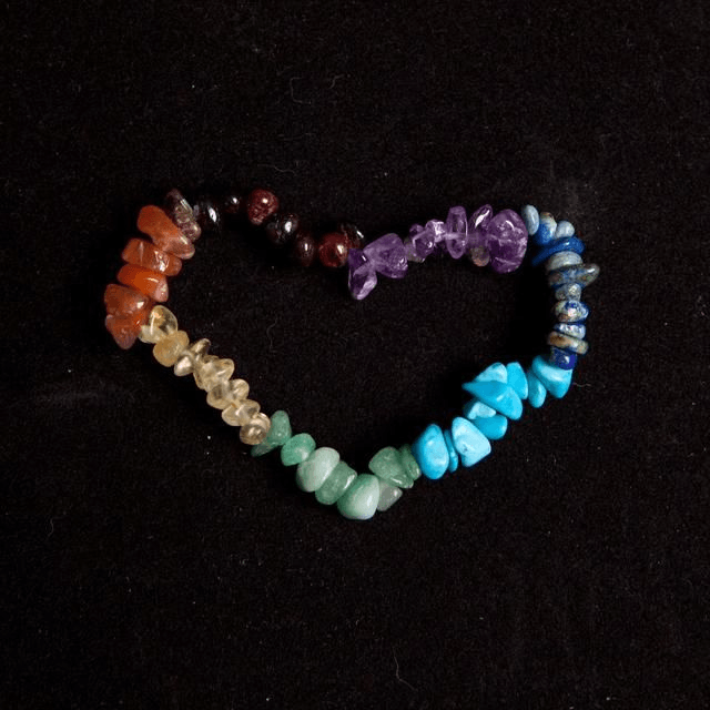 Bracelet 7 chakras baroque 