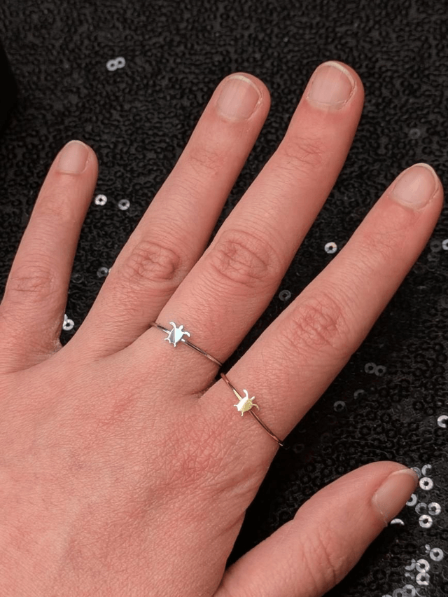 Bague tortue 