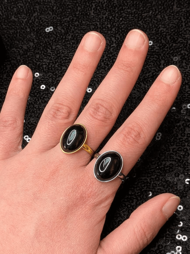 Bague pierres classique