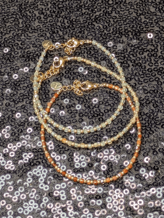 Bracelet pierres facettes