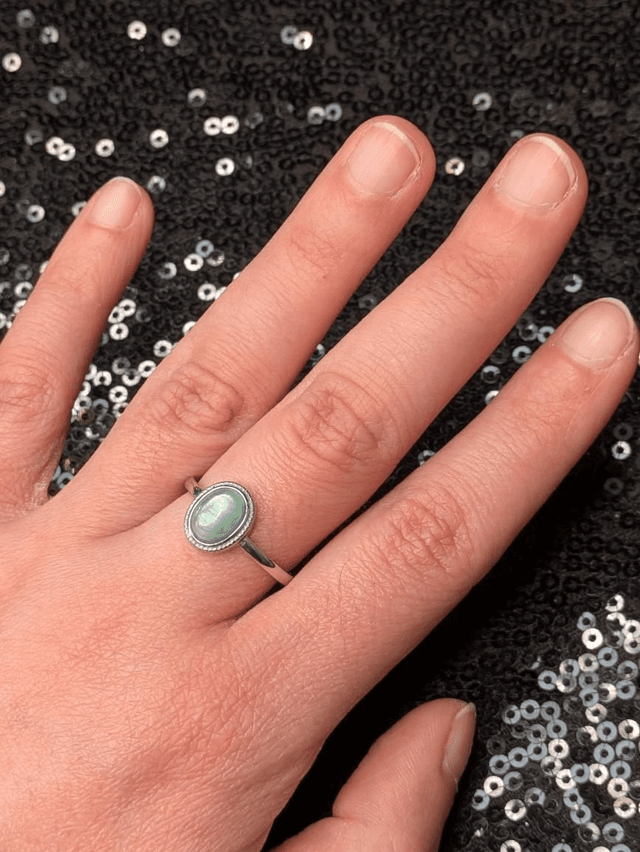 Bague cyanite