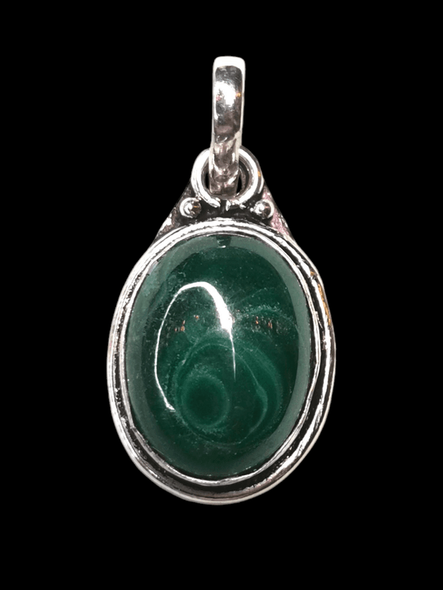 Pendentif malachite 