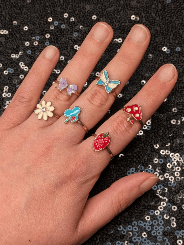 Bague email enfant 