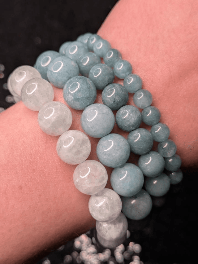 Bracelet aigue marine
