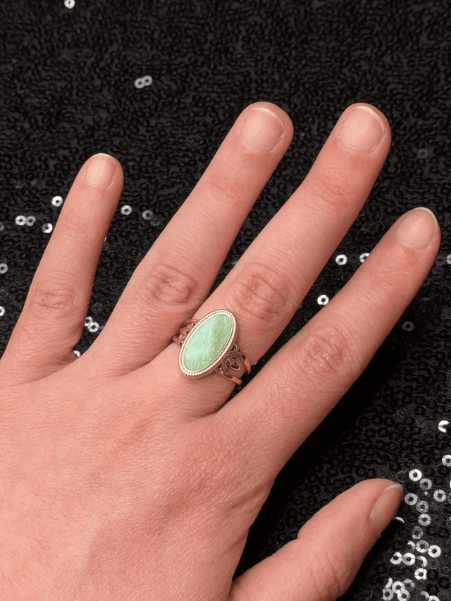 Bague amazonite 2