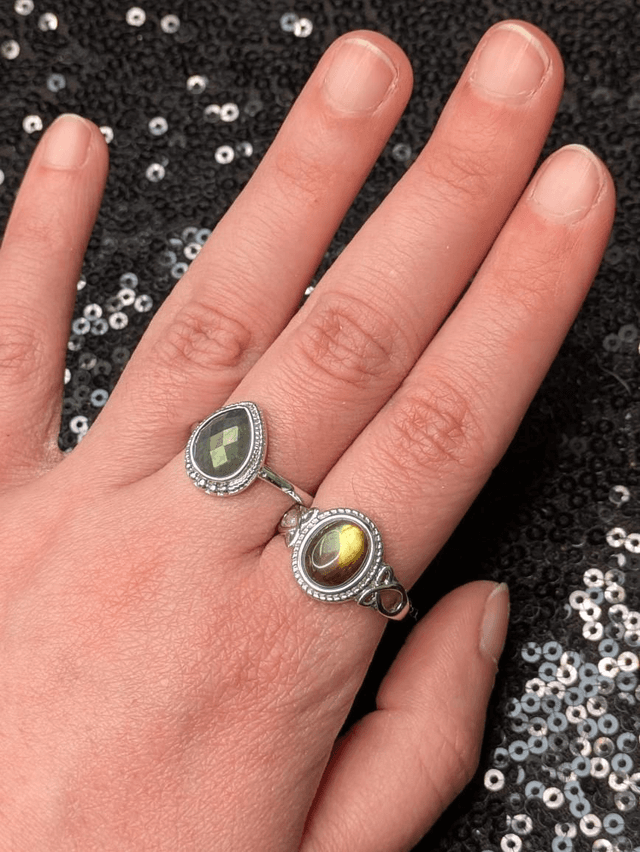 Bague labradorite 2