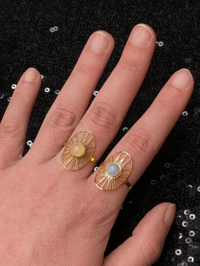 Bague soleil (3 modèles)