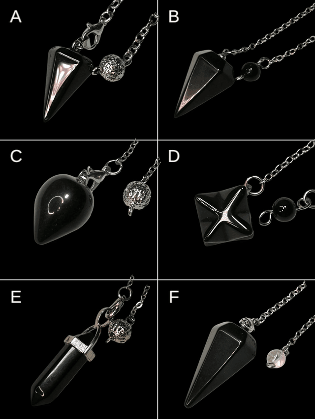 Pendule obsidienne 