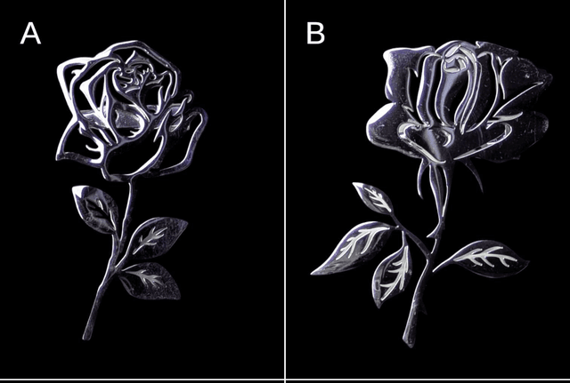 Broche rose