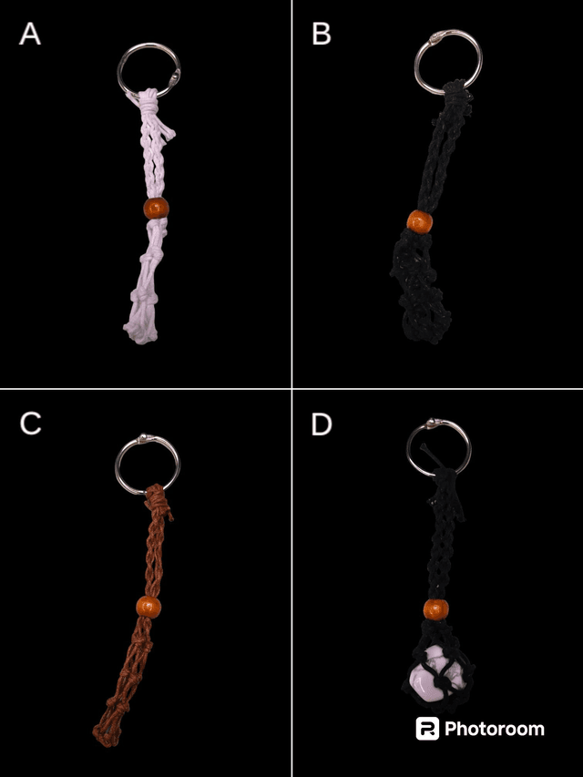 Porte clé macramé 