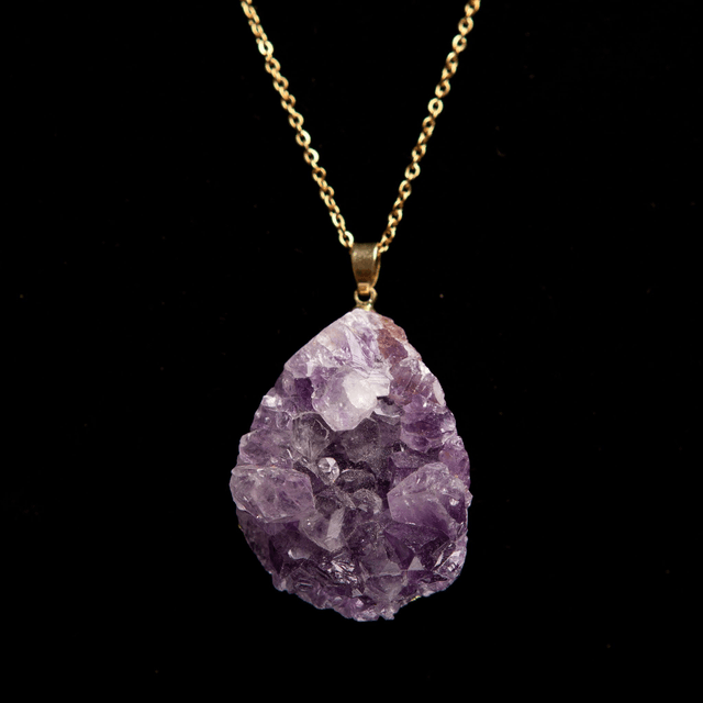 Pendentif améthyste brut (2 modèles)
