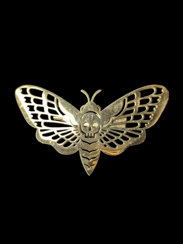 Broche papillon nuit 