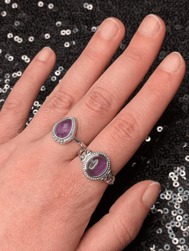 Bague améthyste 3
