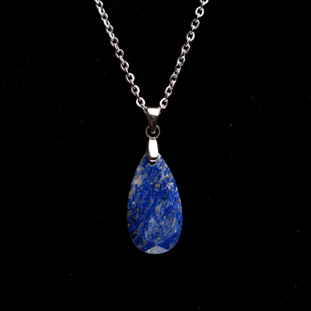Pendentif goutte facettes (3 modèles)