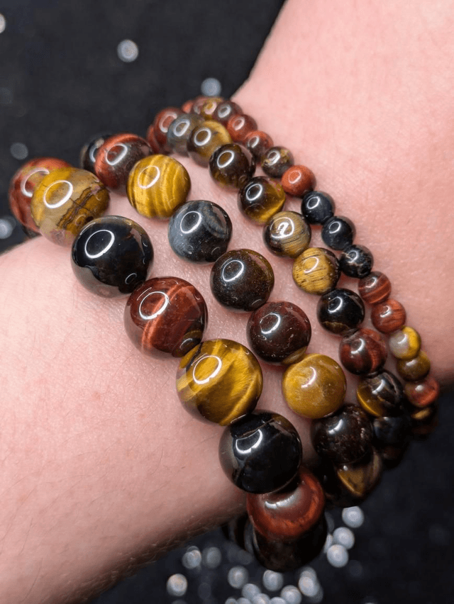 Bracelet oeil de tigre multiple