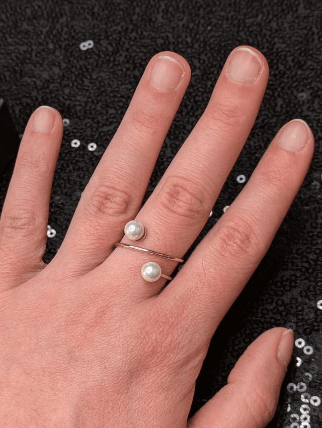 Bague perle 
